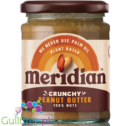 Meridian crunchy peanut butter 100% nuts