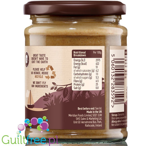 Meridian Rich Roast Nut Butter 280g / Smooth Peanut
