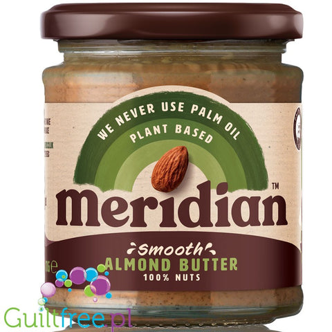Meridian smooth almond butter 100% nuts