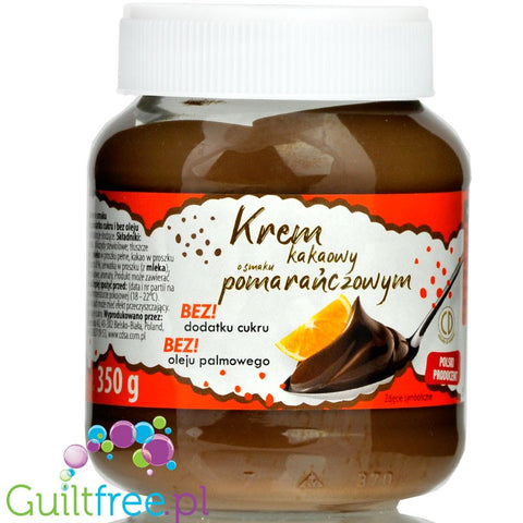 CD Chocolate & Orange spread, no added sugar, palm oil free, with stevia