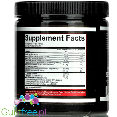 5% Nutrition Keto aSALT with goBHB® salts, Cherry Limeade - 252 grams