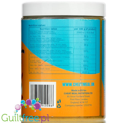 Cheat Meal Peanut Cream 100% 1kg Crunchy