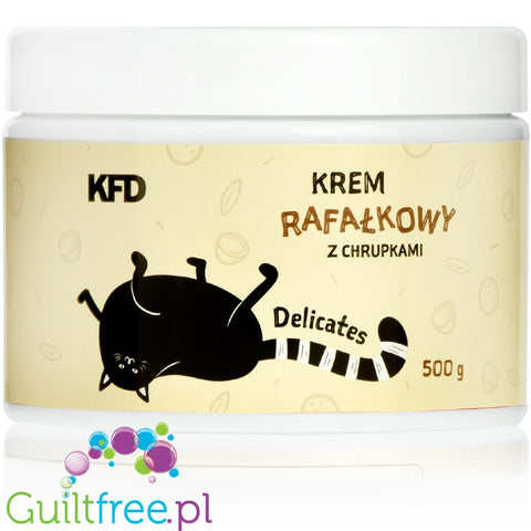 KFD Delicates Raffie White Chocolate & Coconut sugar free spread with rice crunchies