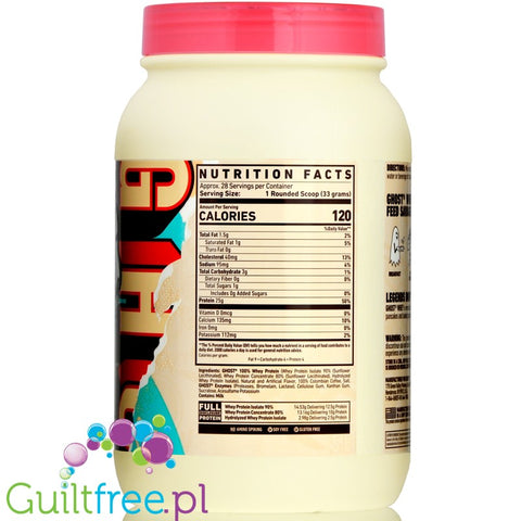 Ghost 100% Whey Coffee  Ice Cream