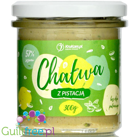 Krukam Turkish Halva & Pistachios with xylitol, no added sugar