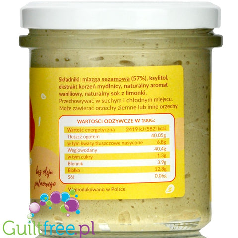 Krukam Vanilla Halva with xylitol, no added sugar