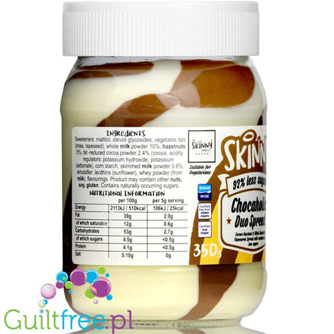 Skinny NotGuilty Low Sugar Chocaholic DUO spread
