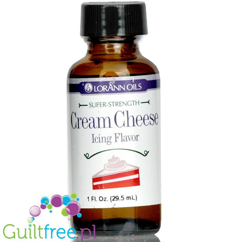 LorAnn's Oil Gourmet Flavorings, Cream Cheese Icing, Super Strength - 4x times stronnger fat free profssoinal liquid flavoring
