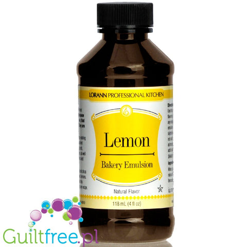 LorAnn Oils Bakery Emulsion, Lemon 4 fl oz.