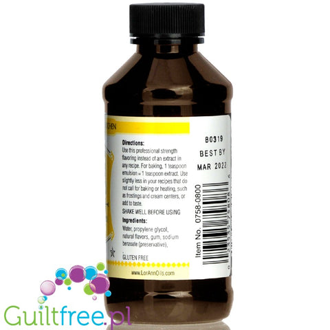 LorAnn Oils Bakery Emulsion, Lemon 4 fl oz.