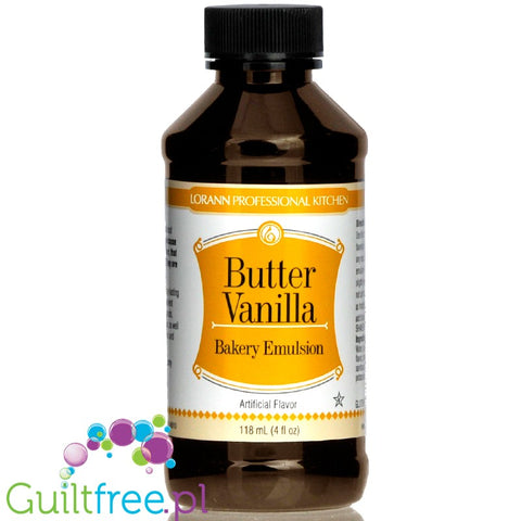 LorAnn Oils Bakery Emulsion, Butter Vanilla 4 fl oz.
