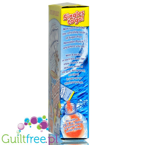 Hawaiian Punch Singles to go! Fruit Juicy Red, sugar free instant sachets