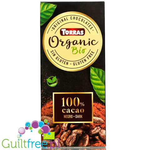 Torras Bio, dark chocolate  100%, keto friendly, no sweeteners