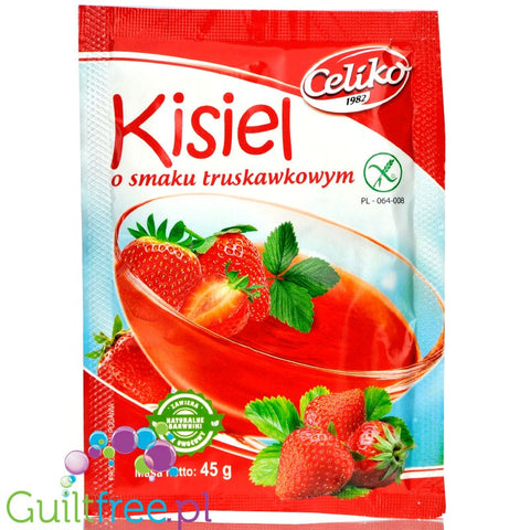 Celiko gluten free, sugar free strawberry jelly without sweeteners