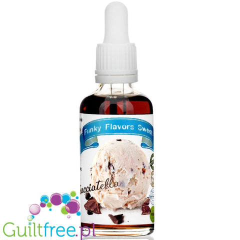 Funky Flavors Sweet Highly Concentrated Stracciatella Food Flavored with sweeteners - Highly concentrated sugar-free, non-fatty 