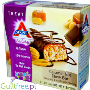 Atkins Treat Endulge Caramel Nut Chew Bar