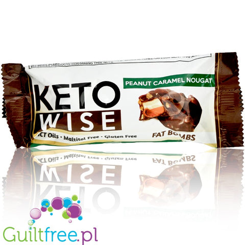 Healthsmart Keto Wise Fat Bombs Peanut Caramel Nougat