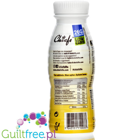 Chiefs Milk Protein Shake Vanilla Drive