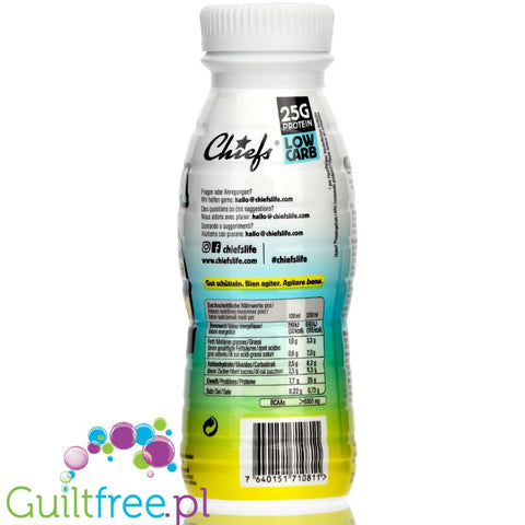 Chiefs Milk Protein Shake Banana Beach