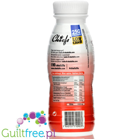 Chiefs Milk Protein Shake Strawberry