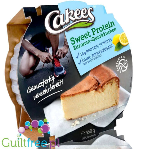 Cakees Sweet Protein Cheesecake, Lemon 0,45KG  - ready to eat homemade style cake