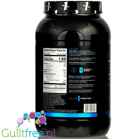 Rule1 R1 Whey Blend (2lbs) Vanilla Ice Cream