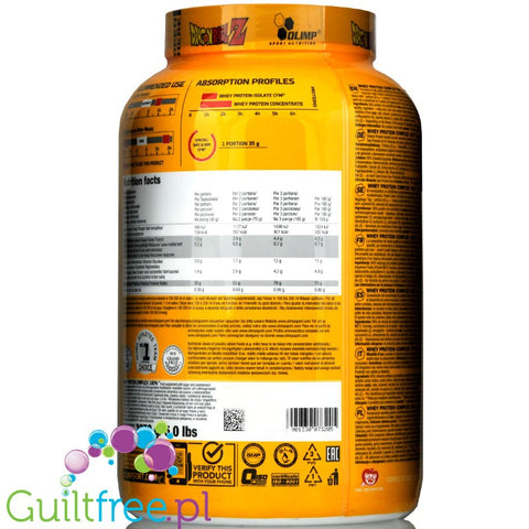Olimp Whey Protein Complex Dragon Ball Z 2,27KG Cookies & Cream, fan limited edition