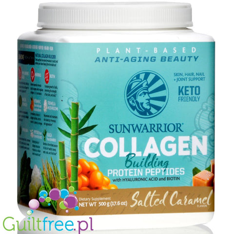 Sunwarrior Collagen Building Protein Peptides Salted Caramel 500g