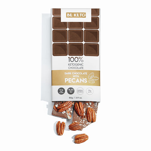 BeKETO keto chocolate with pecans & MCT