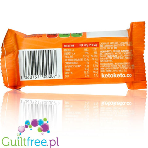 KetoKeto KetoKeto Bar Choc Hazelnut