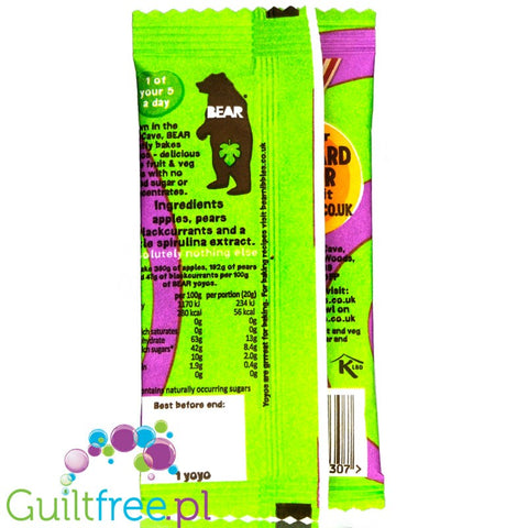 Bear Giant Yoyo MULTIPACKS Apple & Blackcurrant