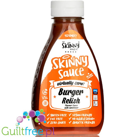 Skinny Food Burger Relish  fat & clorie free