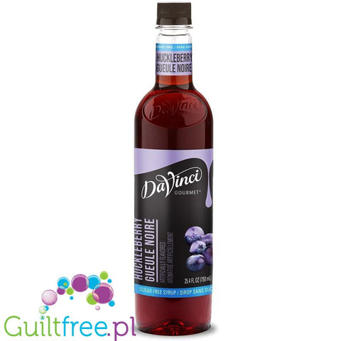 DaVinci Gourme Sugar Free Huckleberry Syrup