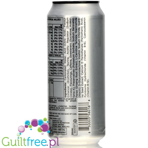 3D Chrome - Strawberry Lemonade sugar free energy drink