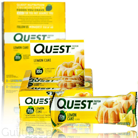 Quest Bar Lemon Cake BOX x 12 BARS