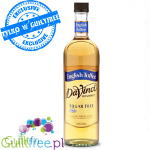 DaVinci Gourme Sugar Free English Toffee Syrup