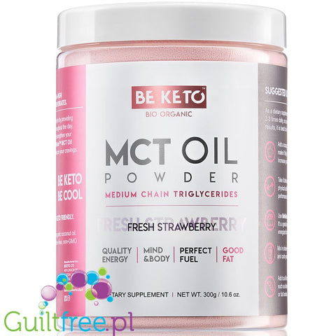 BeKETO MCT powder, Strawberry flavour