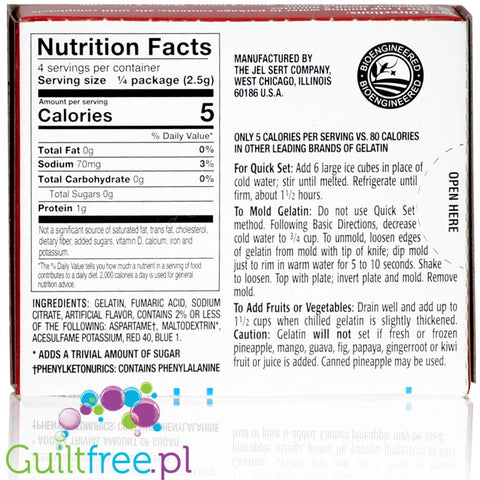 Royal Gelatin Strawberry Sugar Free 0.32oz