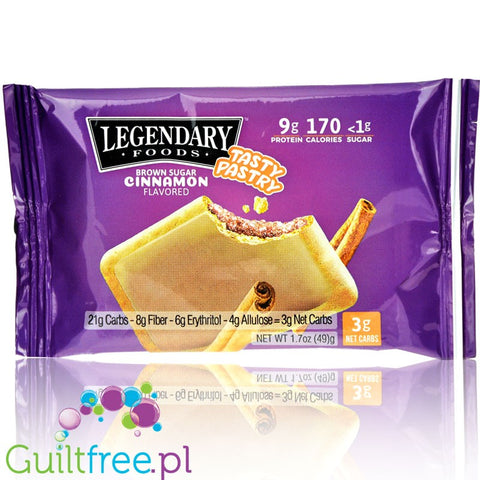 Legendary Foods Tasty Pastry Brown Sugar Cinnamon - low clorie, high protein Pop Tarts copycat