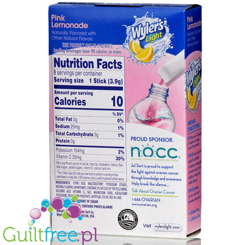 Wyler's Pink Lemonade Singles To Go