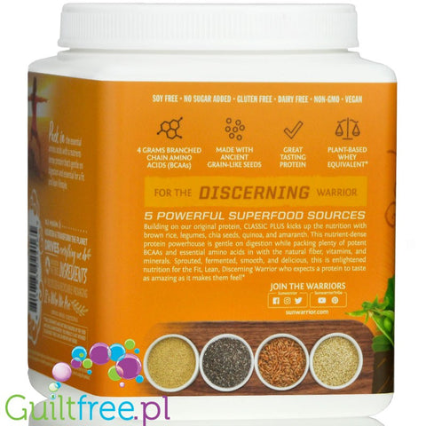 Sunwarrior Classic Plus Protein, Chocolate (375g)