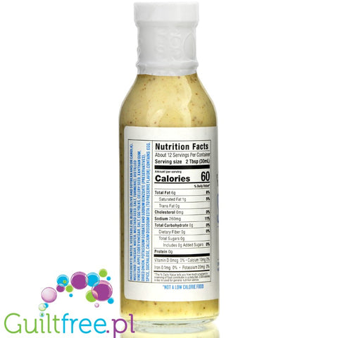 G. Hughes Smokehouse, Sugar Free Salad Dressing, Sweet Vinaigrette 12 fl oz