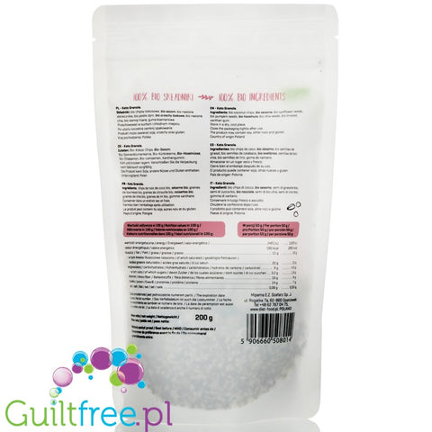 Diet Food Bio Keto Granola Original- ketogenic breakfast granola with erythritol