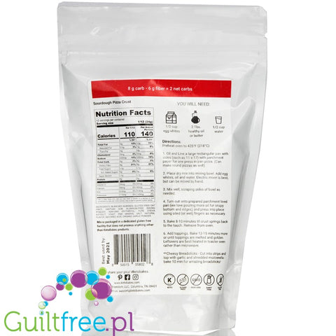 Keto Bakes Family Pizza Crust Mix 10.8 oz