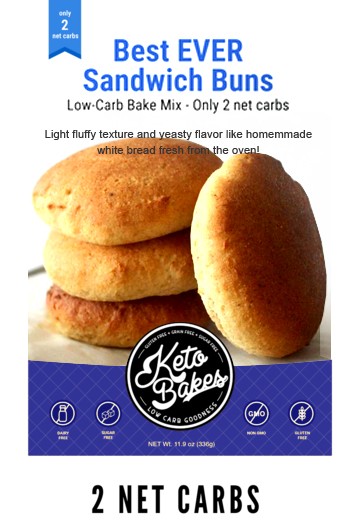 Keto Bakes Best Ever Sandwich Buns Mix 8.9 oz