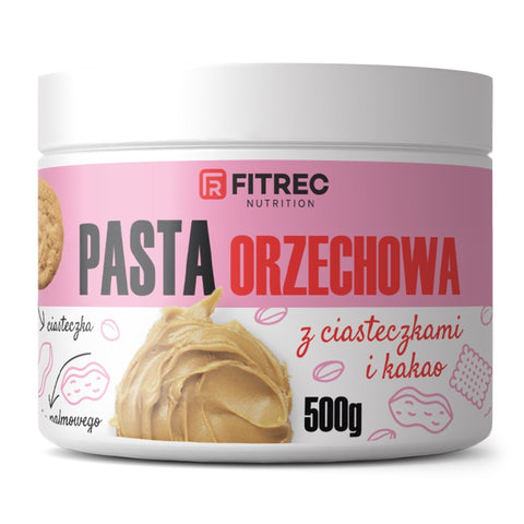 FITREC Cookie flavored Peanut spread 500g