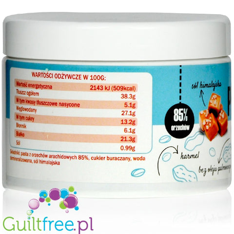 FITREC White Chocolate flavored Peanut spread 500g