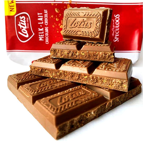Lotus Biscoff Crunchy Pieces Milk Chocolate 180g