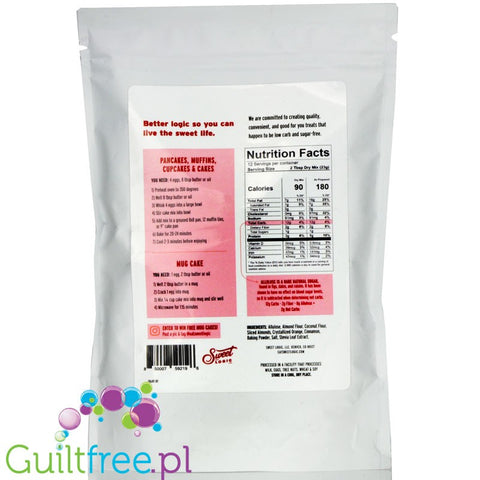 Sweet Logic, Keto Friendly Muffin Mix, Morning Orange Almond 9.7 oz