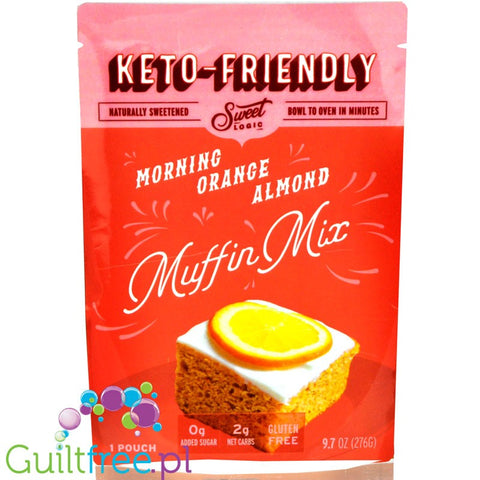 Sweet Logic, Keto Friendly Muffin Mix, Morning Orange Almond 9.7 oz